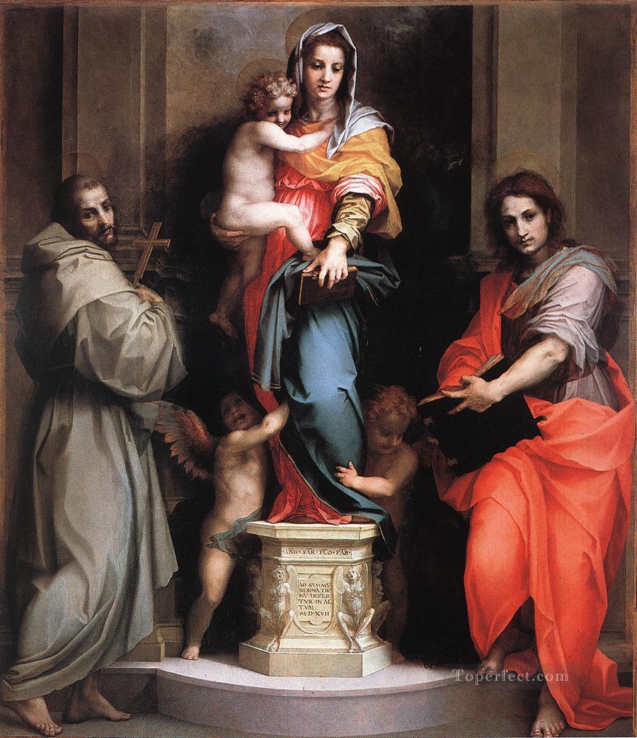 Madonna of the Harpies renaissance mannerism Andrea del Sarto Oil Paintings